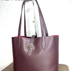 Kate Spade Plum Leather Tote